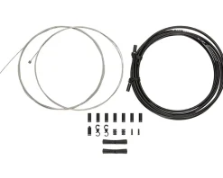 Jagwire 2x Sport Shift Cable Kit (Carbon Silver) (For Shimano/SRAM) (1.1mm) (1500/2300mm) (Cables & Housing)