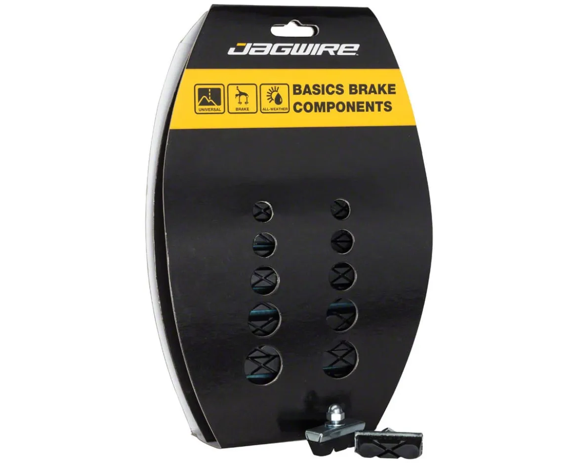 Jagwire Basics X-Caliper Brake Pads (Silver/Black) (Threaded Post) (20 Pairs)