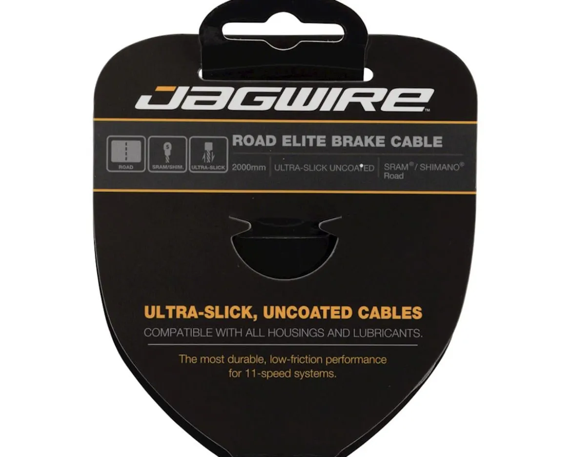 Jagwire Elite Ultra-Slick Road Brake Cable (Stainless) (1.5mm) (2000mm) (1 Pack)