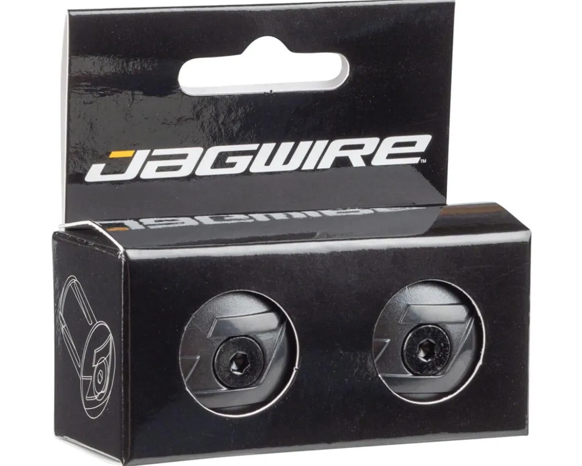 Jagwire Locking Bar End Plugs (Black) (Pair)
