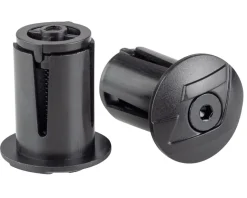 Jagwire Locking Bar End Plugs (Black) (Pair)
