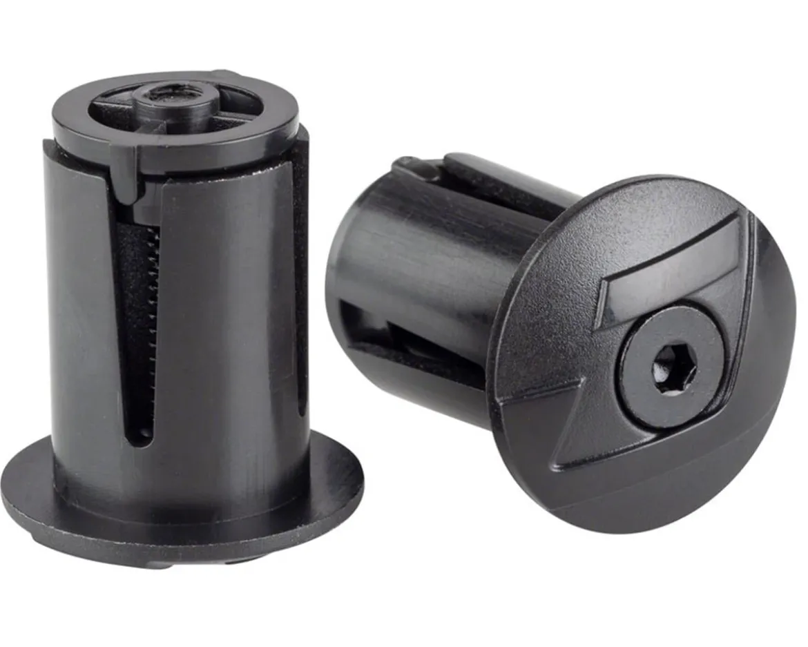 Jagwire Locking Bar End Plugs (Black) (Pair)