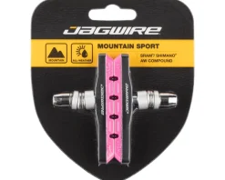 Jagwire Mountain Sport V-Brake Pads (Pink) (1 Pair)