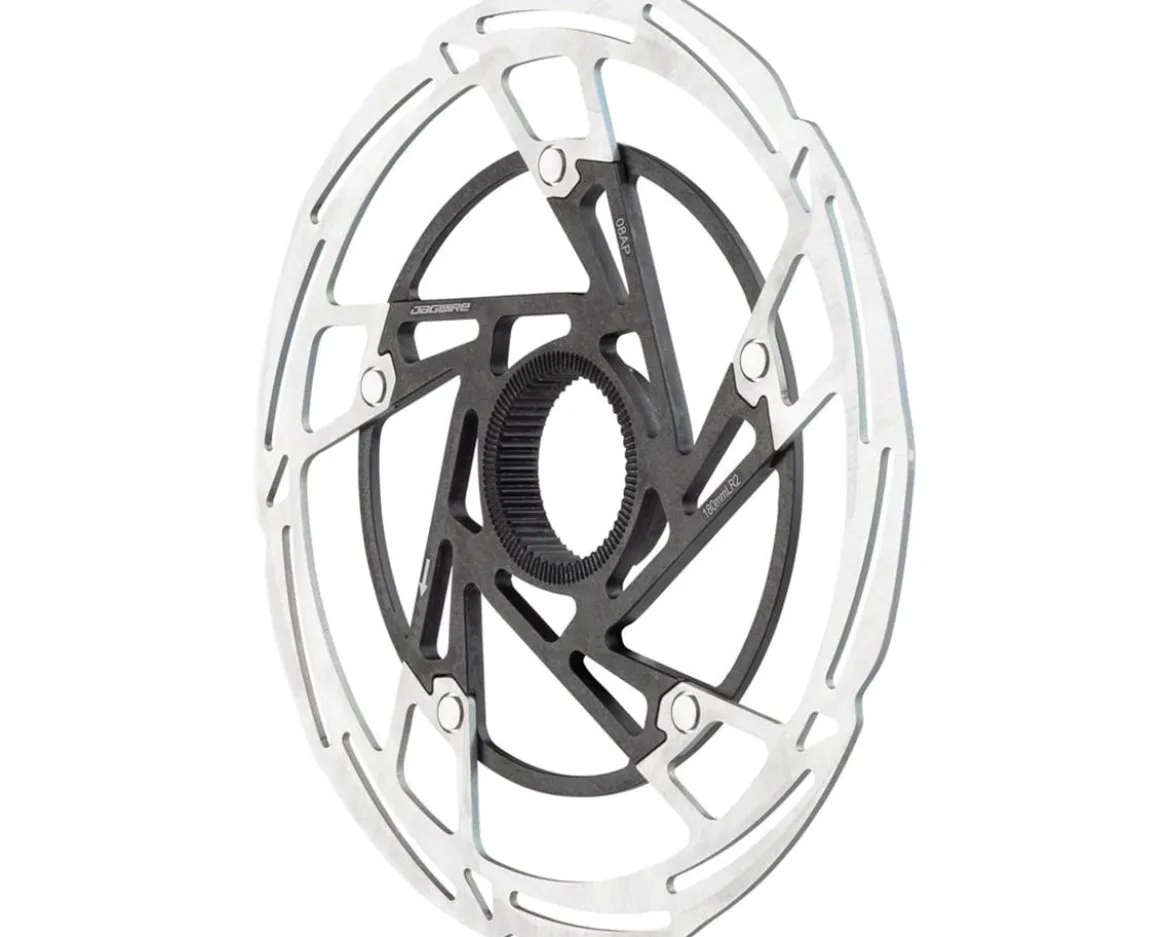 Jagwire Pro LR2 Disc Brake Rotor (Silver/Black) (Centerlock) (180mm)