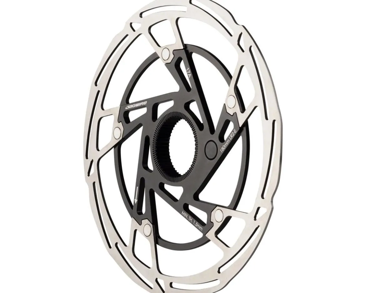 Jagwire Pro LR2-E Ebike Disc Brake Rotor w/Magnet (Silver/Black) (Centerlock) (180mm)