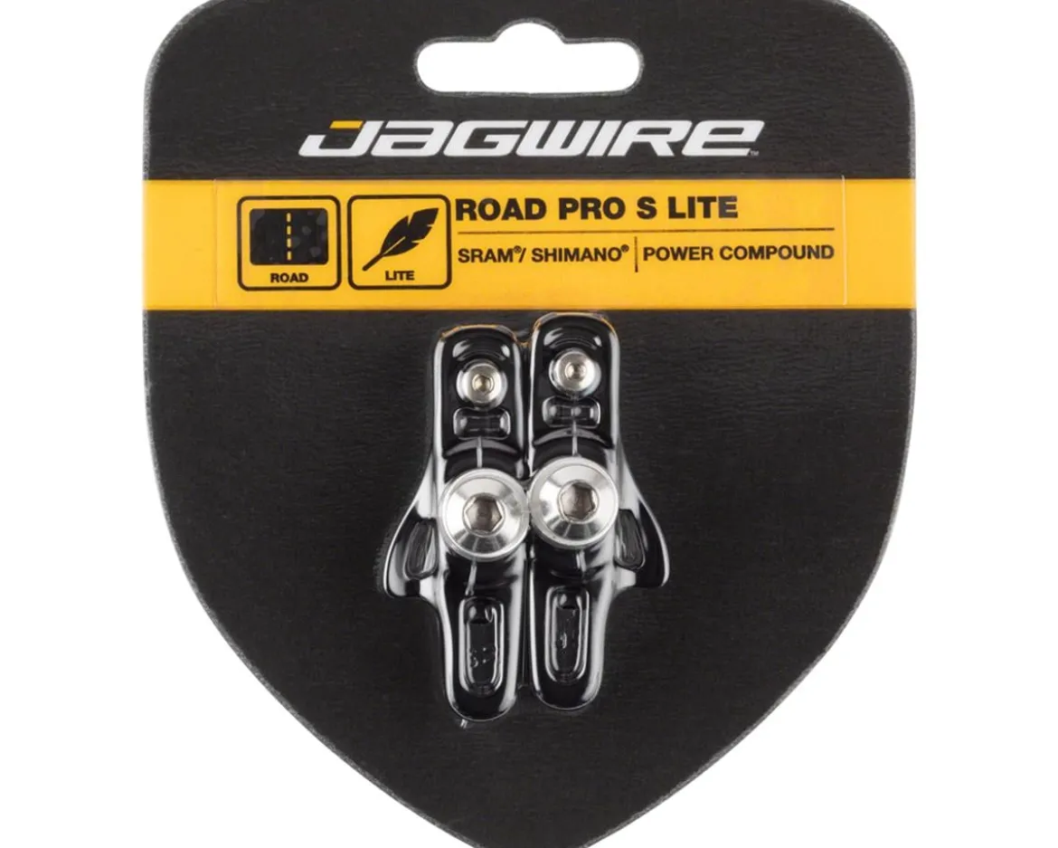 Jagwire Road Pro S Brake Pads (Black) (For Shimano/SRAM) (1 Pair)