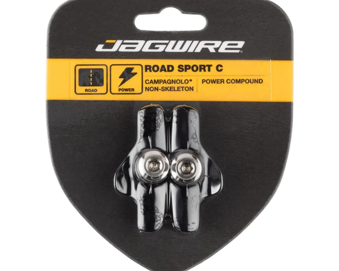 Jagwire Road Sport C Brake Pads (Black) (Campagnolo Non-Skeleton) (1 Pair)
