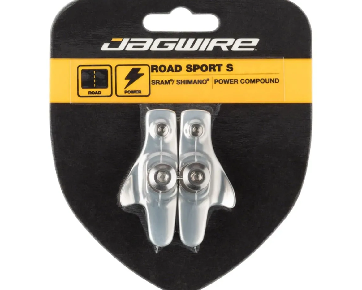 Jagwire Road Sport S Brake Pads (Silver) (For Shimano/SRAM) (1 Pair)