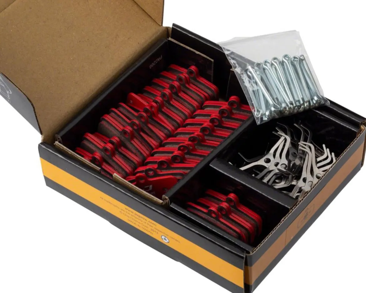 Jagwire Sport Semi-Metallic Disc Brake Pad Bulk Box (For Shimano XTR) (25 Pairs) (M9120, XT M8120, SLX M7120, Saint M820, MT420)
