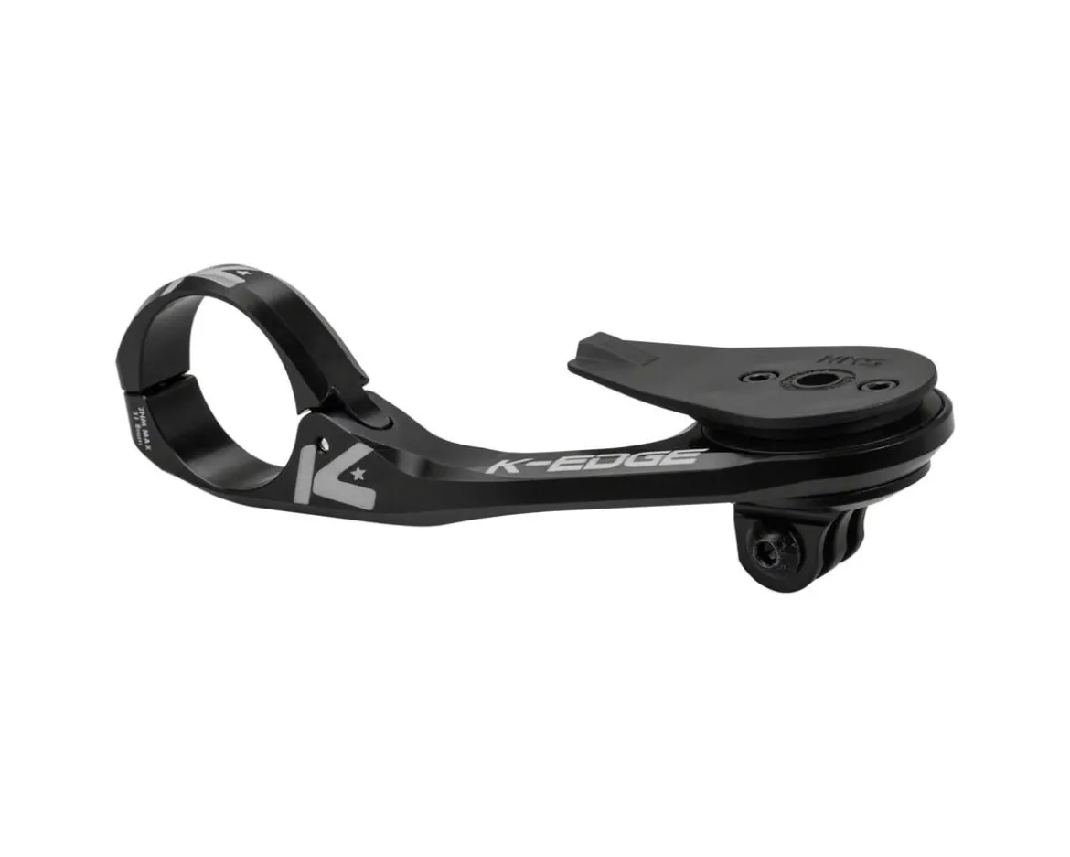 K-Edge Hammerhead Karoo Max XL Combo Mount (Black Anodized) (31.8mm) (w/ GoPro Mount)