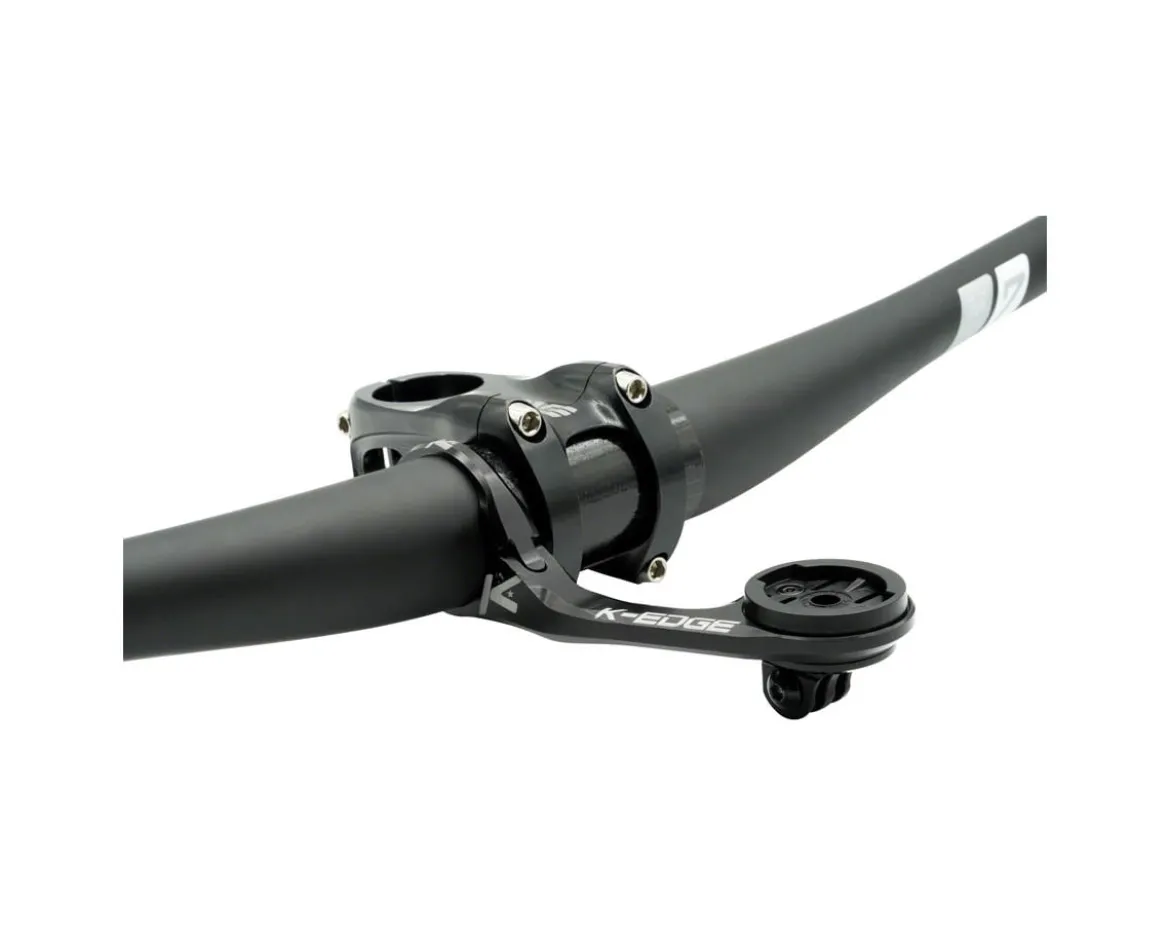 K-Edge 35mm Max XL Combo Mount (Black Anodized) (w/ GoPro-Style Mount) (Garmin Insert)