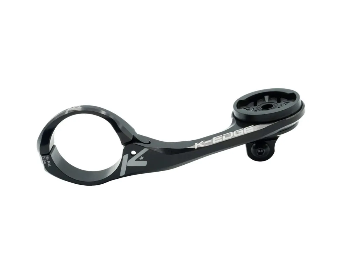 K-Edge 35mm Max XL Combo Mount (Black Anodized) (w/ GoPro-Style Mount) (Garmin Insert)