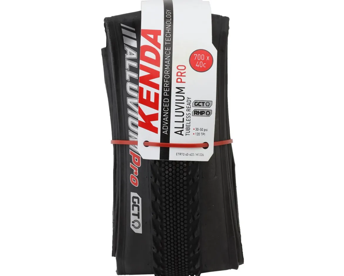 Kenda Alluvium Pro Tubeless Gravel Tire (700c) (40mm) (Black)