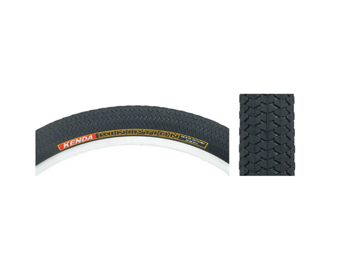 Kenda Kiniption Cruiser Tire (Black) (26") (2.3") (Wire)