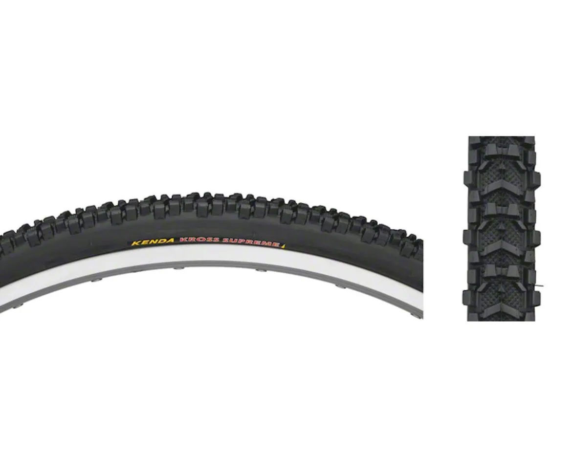 Kenda Kross Supreme Hybrid Tire (Black) (700c) (35mm) (Folding)