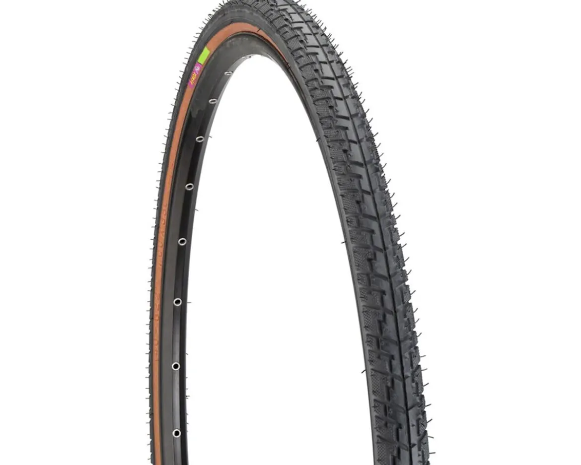 Kenda Street K830 Hybrid Tire (Black/Mocha) (700c) (38mm) (Wire)