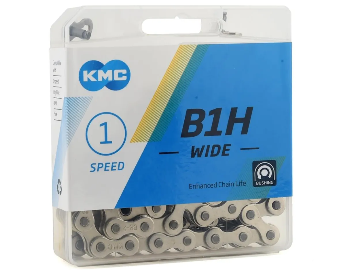 KMC B1H Heavy-Duty Wide Chain (Silver) (Single Speed) (98 Links)