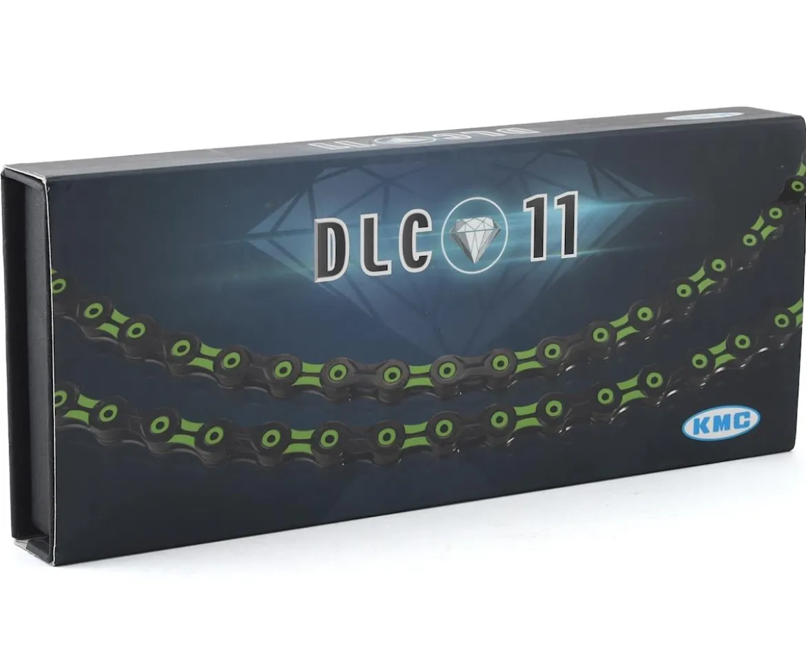 KMC DLC 11 Chain (Black/Green) (11 Speed) (116 Links)