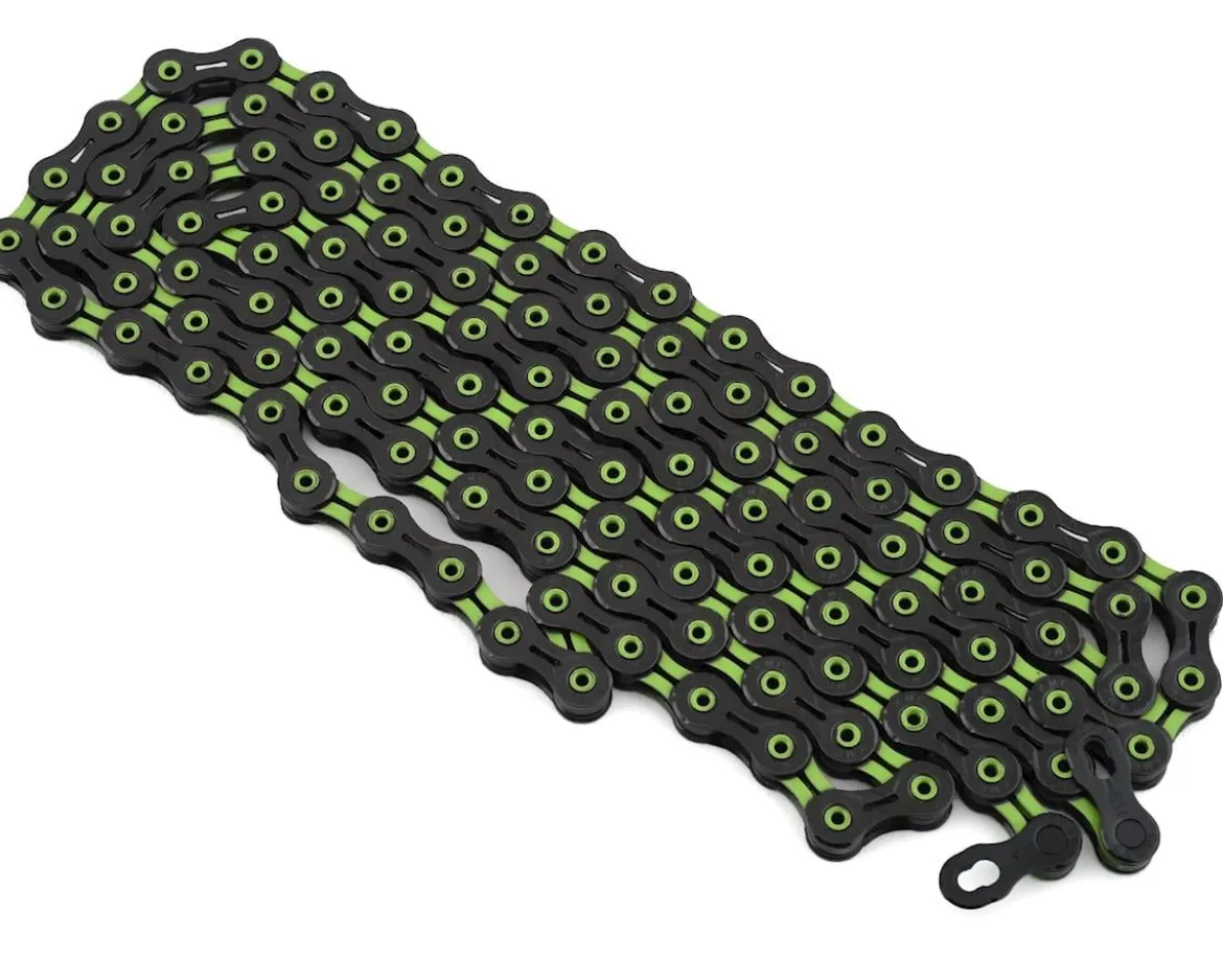 KMC DLC 11 Chain (Black/Green) (11 Speed) (116 Links)