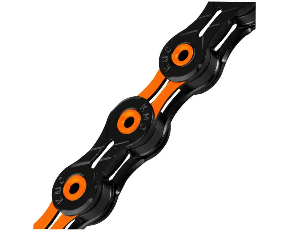 KMC DLC 11 Chain (Black/Orange) (11 Speed) (116 Links)