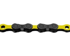 KMC DLC 12 Chain (Black/Yellow) (12 Speed) (126 Links)
