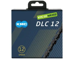 KMC DLC Waxed Chain (Black) (12 Speed) (126 Links)