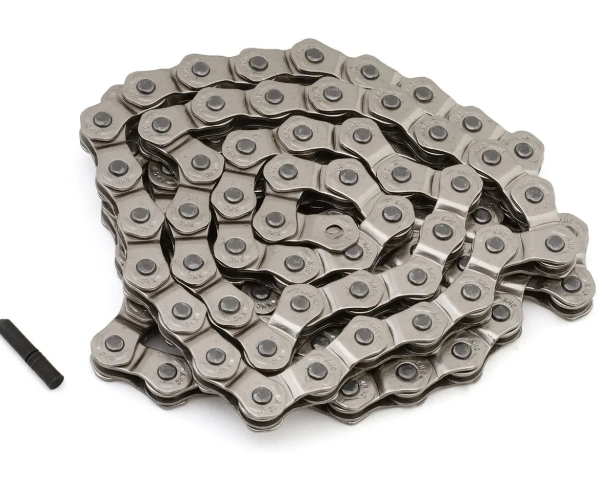 KMC HL1 Narrow Half Link Chain (Silver) (Single Speed) (100 Links) (3/32")