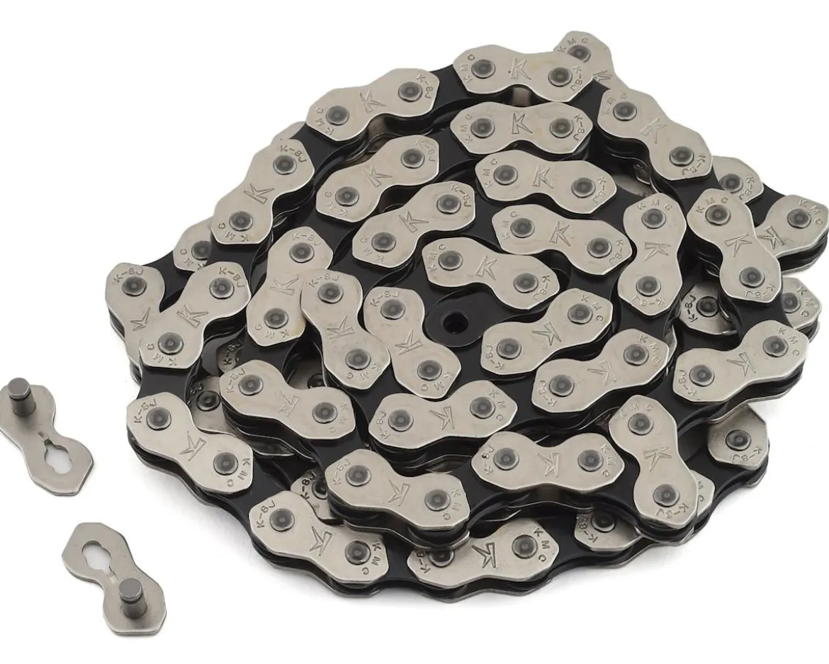 KMC K1 Kool Narrow Chain (Silver/Black) (Single Speed) (110 Links) (3/32")