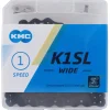 KMC K1SL SuperLite Kool Wide Chain (Black) (Single Speed) (100 Links) (1/8")
