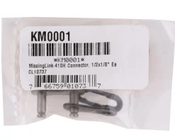 KMC 1/8" Missinglink 410H Connector (Silver) (Single Speed)
