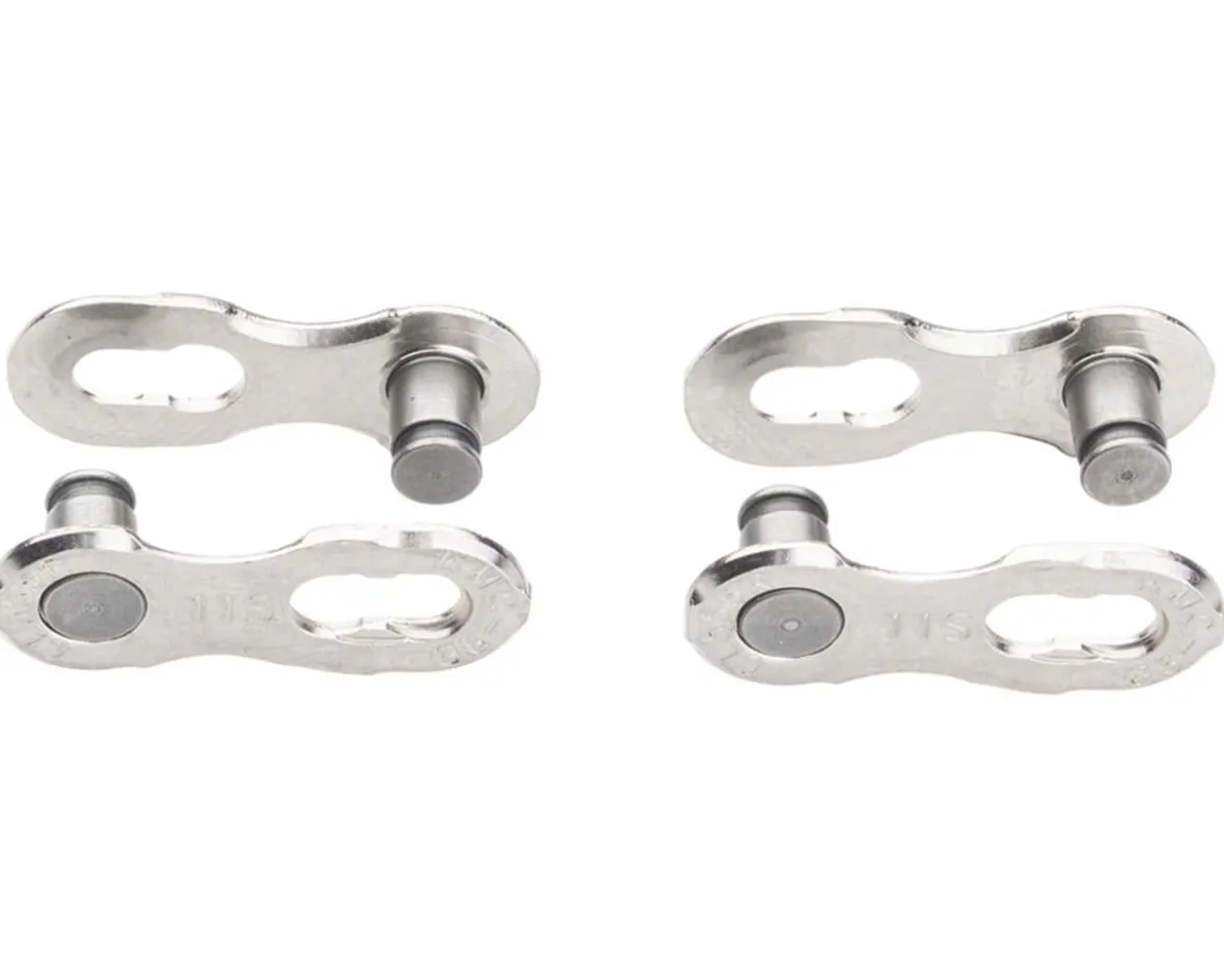 KMC Reusable Missing Link Chain Link (Silver) (11 Speed) (2 Pairs)