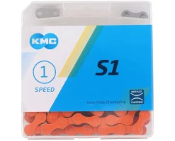 KMC S1 BMX Chain (Orange) (Single Speed) (112 Links)