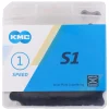 KMC S1 BMX Chain (Painted Black) (Single Speed) (112 Links)