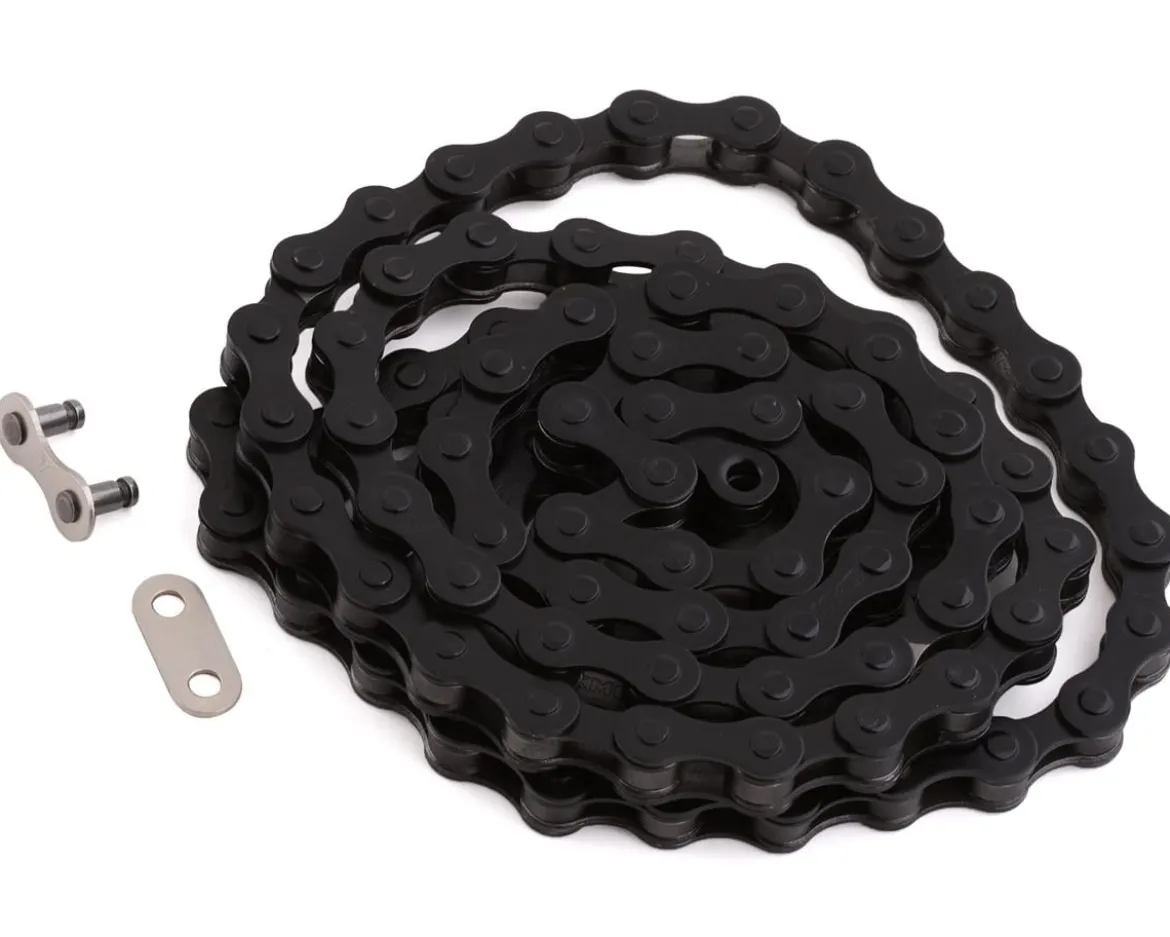 KMC S1 BMX Chain (Painted Black) (Single Speed) (112 Links)