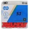 KMC S1 BMX Chain (Red) (Single Speed) (112 Links)
