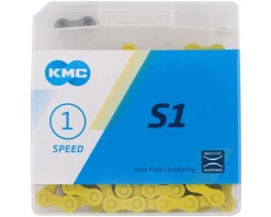 KMC S1 BMX Chain (Yellow) (Single Speed) (112 Links)