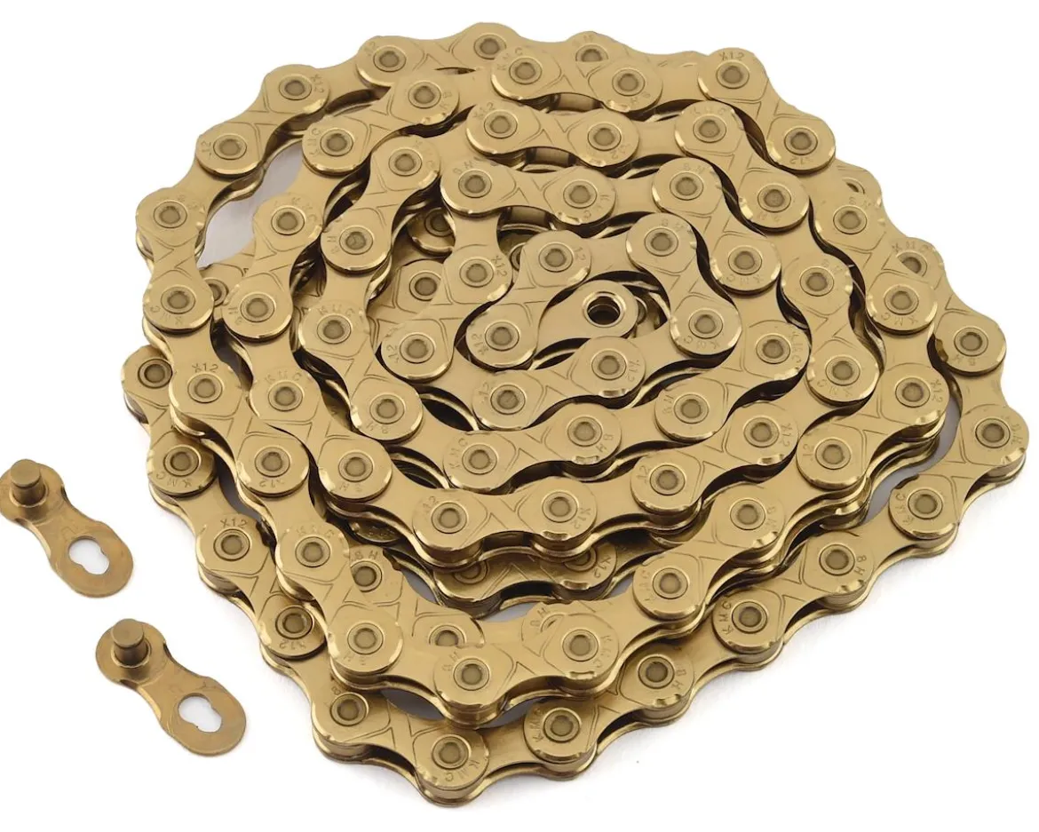 KMC X12 Chain (Gold) (12 Speed) (126 Links)