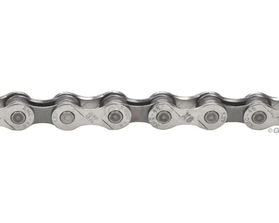KMC X8 Chain (Silver/Grey) (6-8 Speed) (116 Links)