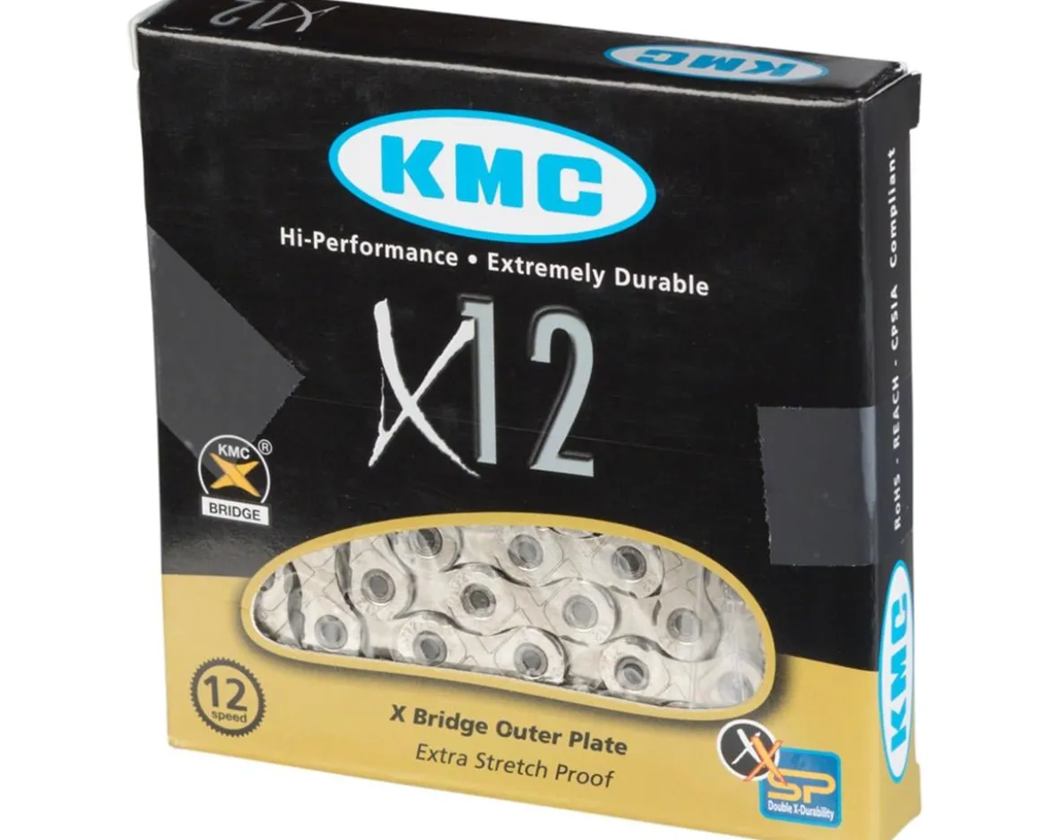 KMC X12 Chain (Silver) (12 Speed) (126 Links)