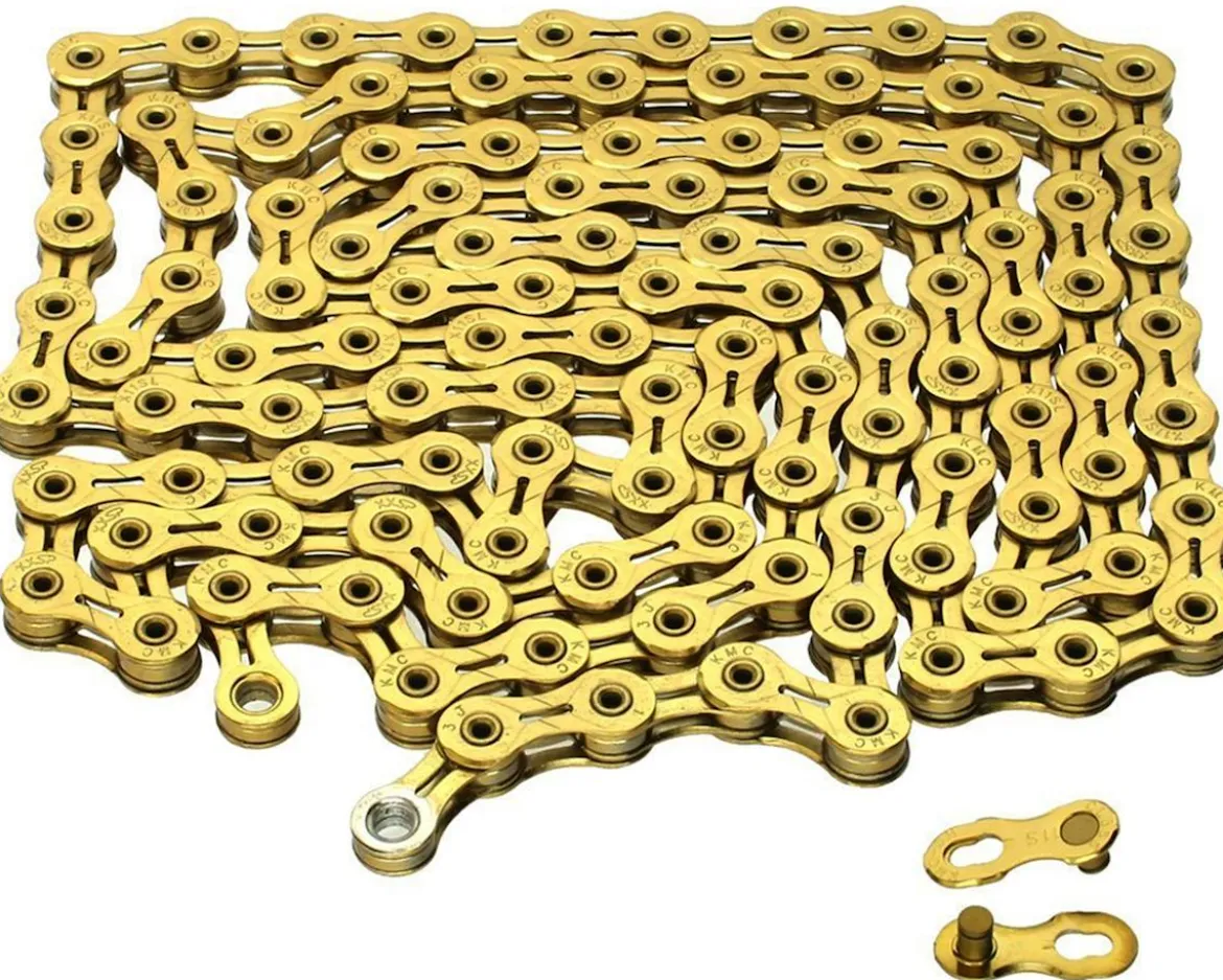 KMC X11SL Ti-Nitride Chain (Gold) (11 Speed) (118 Links)