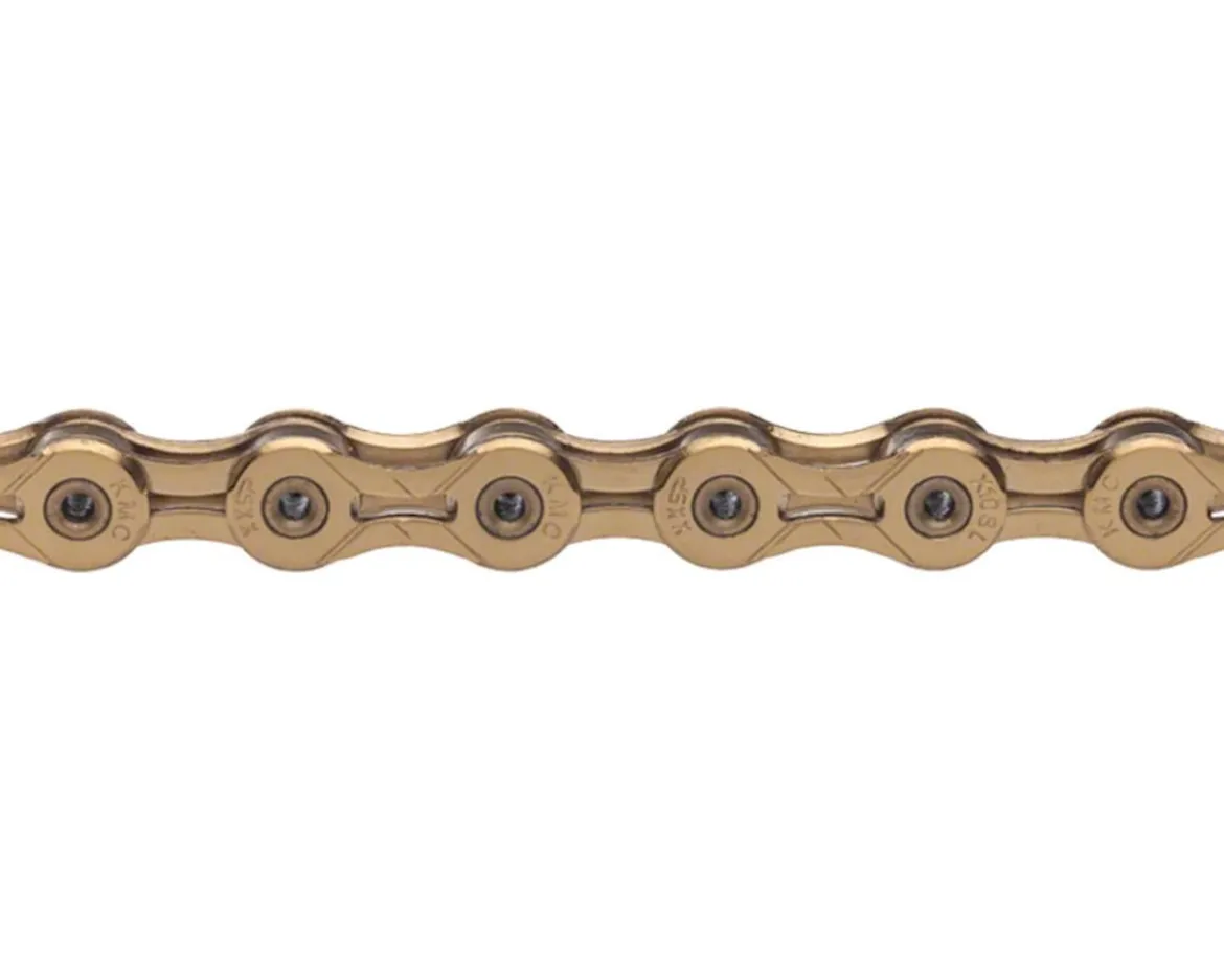 KMC X10SL Ti-Nitride Chain (Gold) (10 Speed) (116 Links)