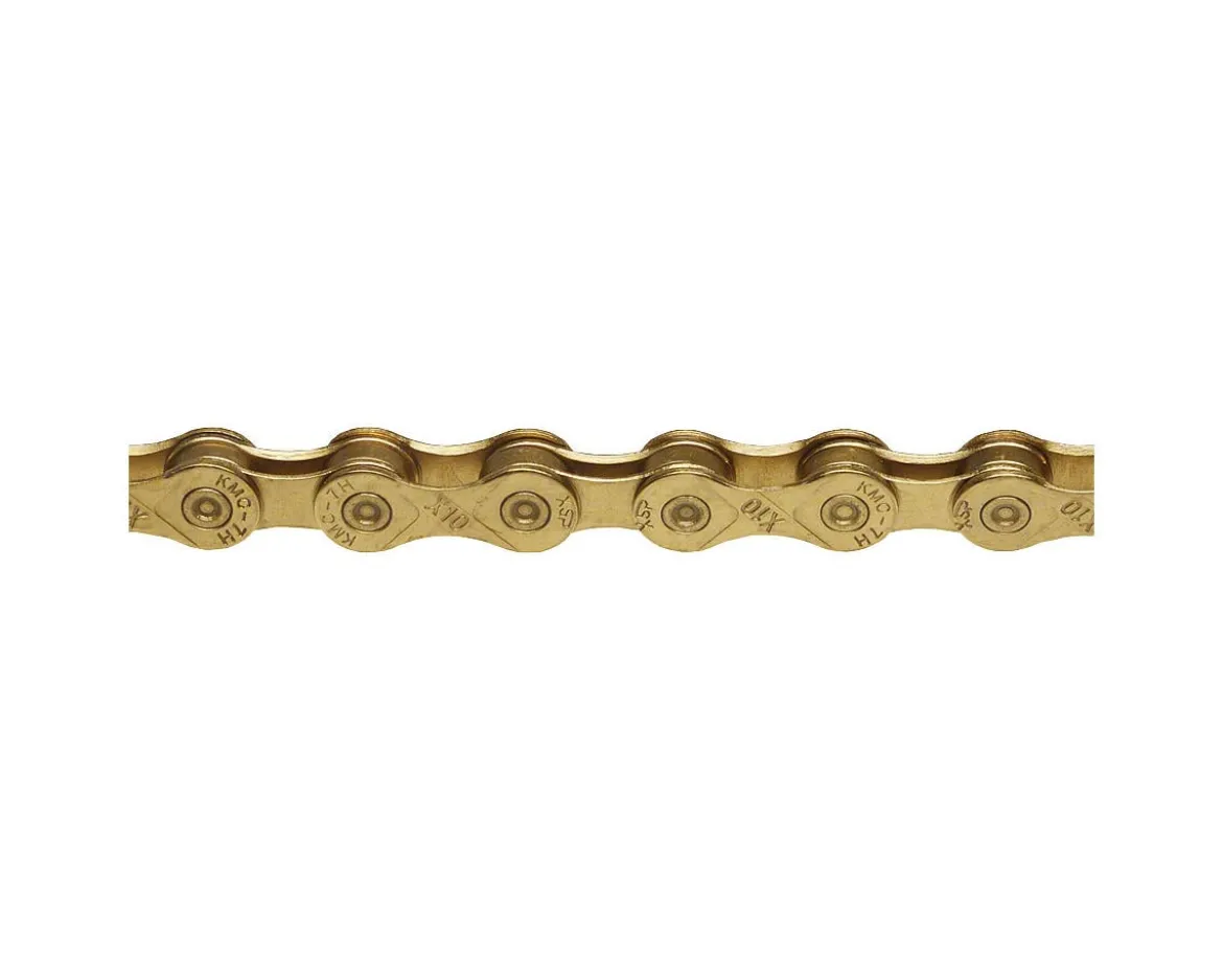 KMC X10 Ti Chain (Gold) (10 Speed) (116 Links)