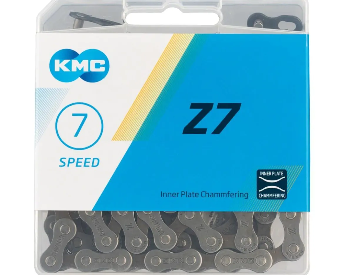 KMC Z7 Chain (Grey) (7 Speed) (116 Links) (3/32")