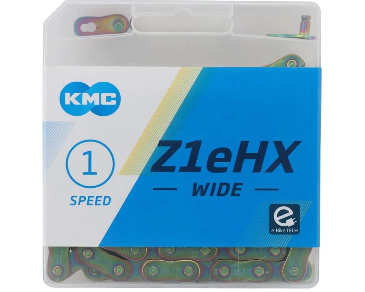 KMC Z1EHX Wide BMX Chain (Neo Chrome)