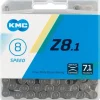 KMC Z8.1 Nickle-Plated Chain (Silver/Grey) (6-8 Speed) (116 Links) (Shimano IG)