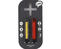 Knog Plus Headlight & Tail Light Set (Black) (40/20 Lumens)