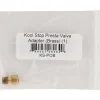 Kool Stop Presta to Schrader Valve Adapter (Brass) (1)