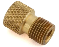 Kool Stop Presta to Schrader Valve Adapter (Brass) (1)