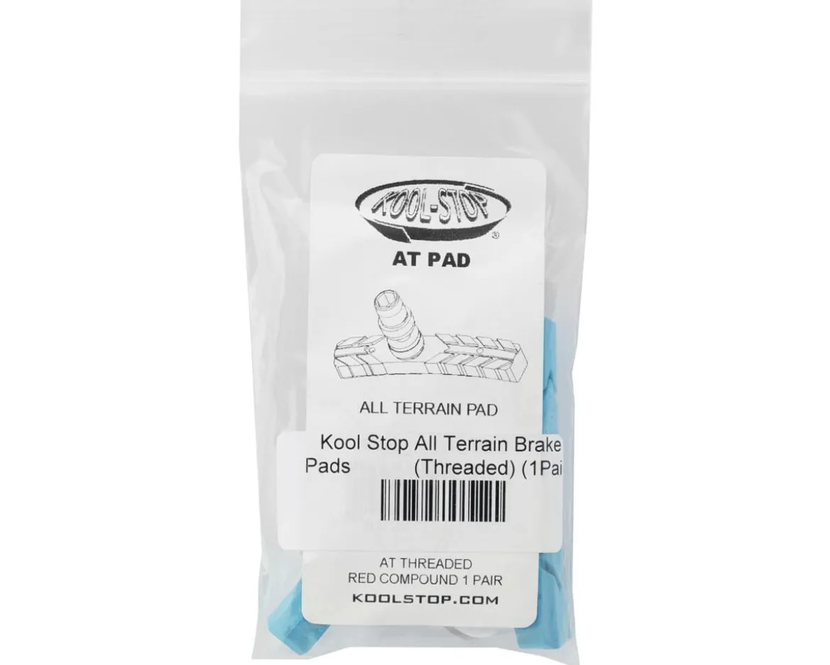 Kool Stop All Terrain Brake Pads (Light Blue) (Threaded) (1Pair)