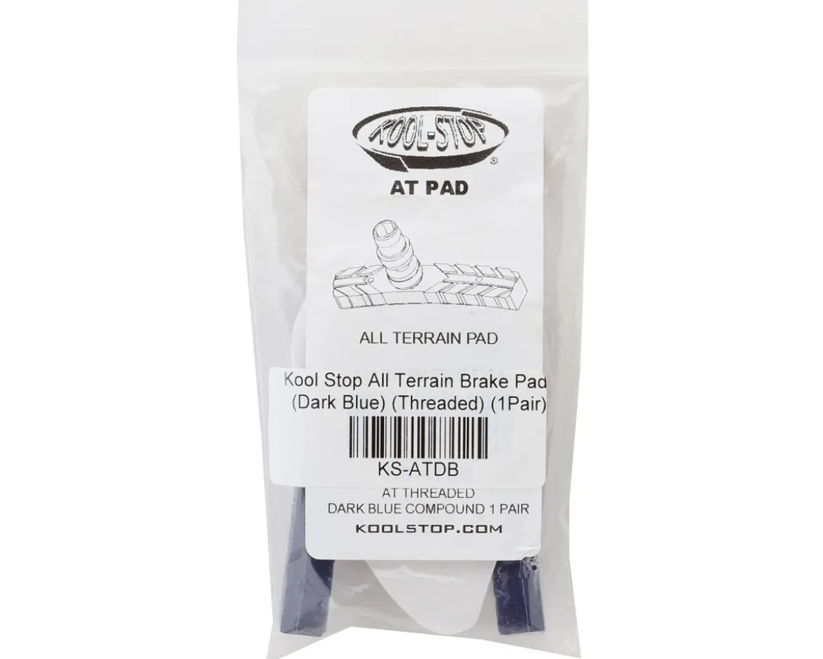 Kool Stop All Terrain Brake Pads (Dark Blue) (Threaded) (1 Pair)